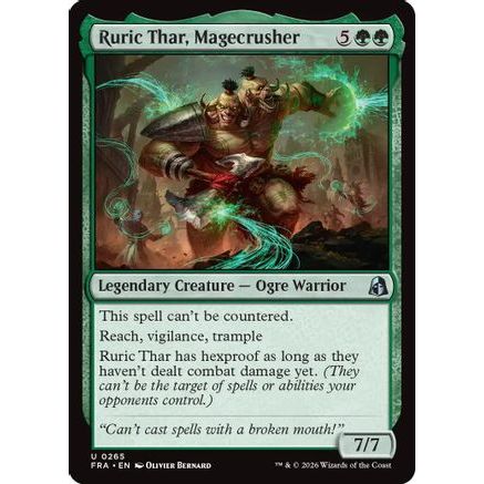 Ruric Thar, Magecrusher (FRA-265) - Reality Fracture Foil