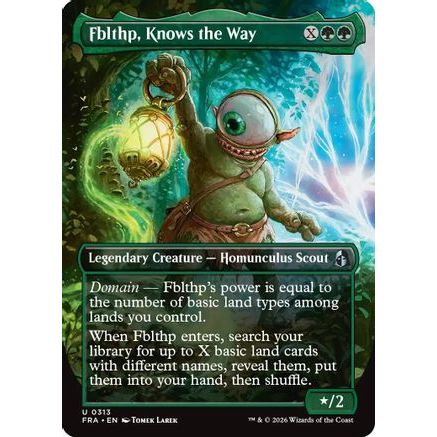 Fblthp, Knows the Way (Borderless) (FRA-313) - Reality Fracture Foil
