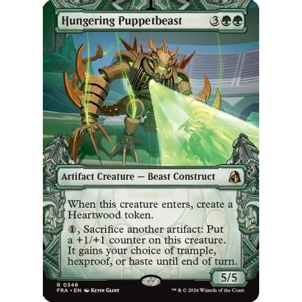 Hungering Puppetbeast (Showcase) (FRA-346) - Reality Fracture Foil