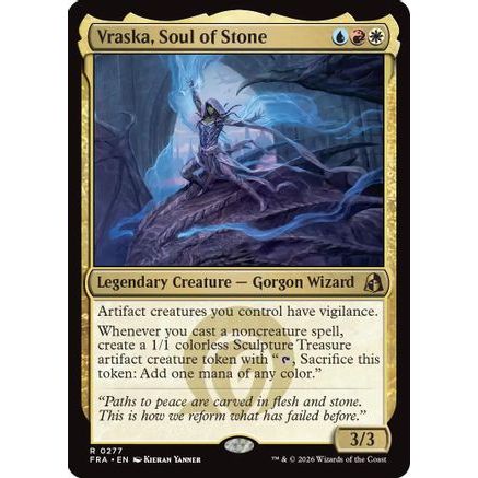 Vraska, Soul of Stone (FRA-277) - Reality Fracture Foil