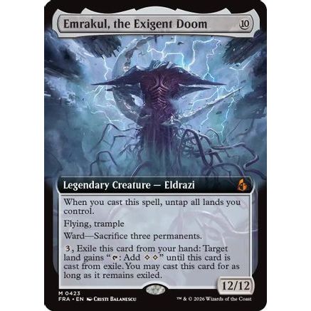 Emrakul, the Exigent Doom (Extended Art) (FRA-423) - Reality Fracture Foil
