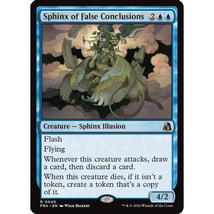 Sphinx of False Conclusions (FRA-040) - Reality Fracture Foil