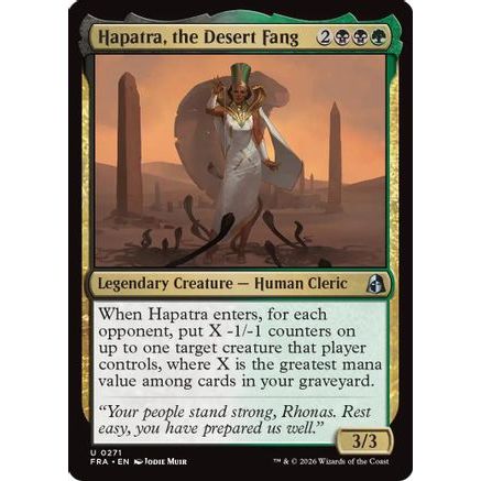 Hapatra, the Desert Fang (FRA-271) - Reality Fracture
