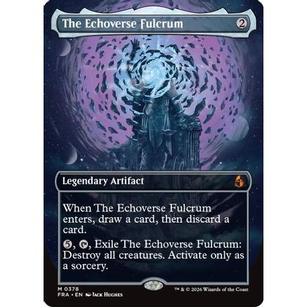The Echoverse Fulcrum (Borderless) (FRA-378) - Reality Fracture Foil