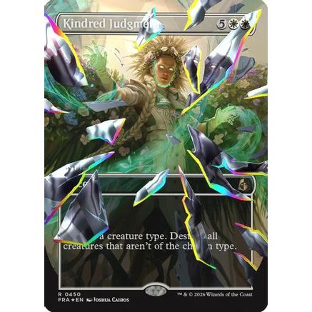 Kindred Judgment (Borderless) (Facet Foil) (FRA-450) - Reality Fracture Foil