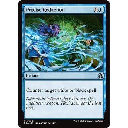 Precise Redaction (FRA-036) - Reality Fracture Foil