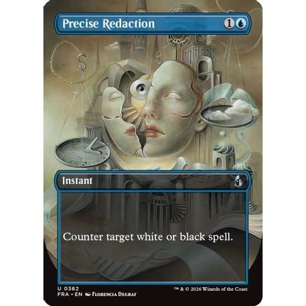 Precise Redaction (Borderless) (FRA-362) - Reality Fracture Foil
