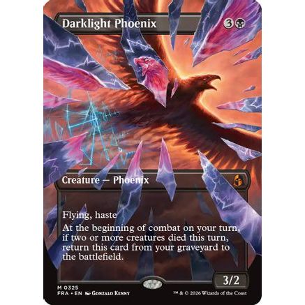 Darklight Phoenix (Borderless) (0325) (FRA-325) - Reality Fracture