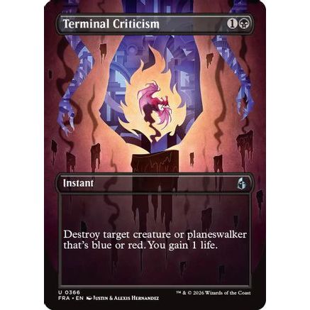 Terminal Criticism (Borderless) (FRA-366) - Reality Fracture Foil