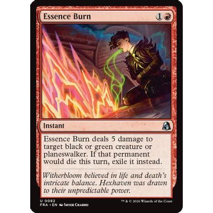 Essence Burn (FRA-082) - Reality Fracture Foil