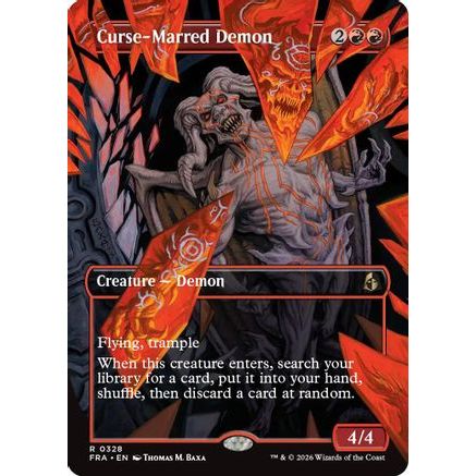 Curse-Marred Demon (Borderless) (FRA-328) - Reality Fracture Foil