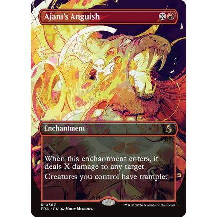 Ajani's Anguish (Borderless) (FRA-367) - Reality Fracture