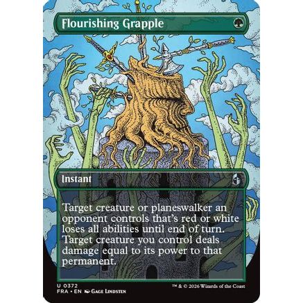 Flourishing Grapple (Borderless) (FRA-372) - Reality Fracture Foil