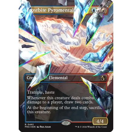 Frostbite Pyromental (Borderless) (Facet Foil) (FRA-461) - Reality Fracture Foil