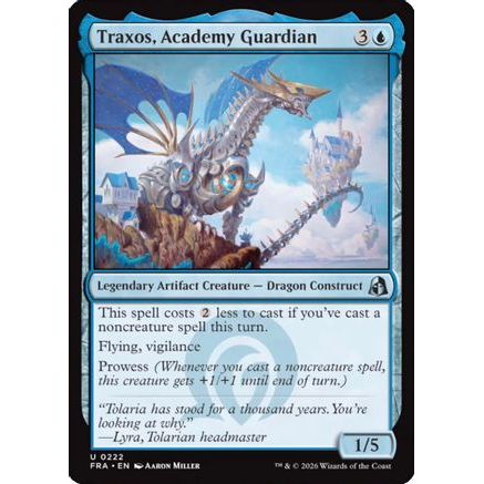Traxos, Academy Guardian (FRA-222) - Reality Fracture Foil
