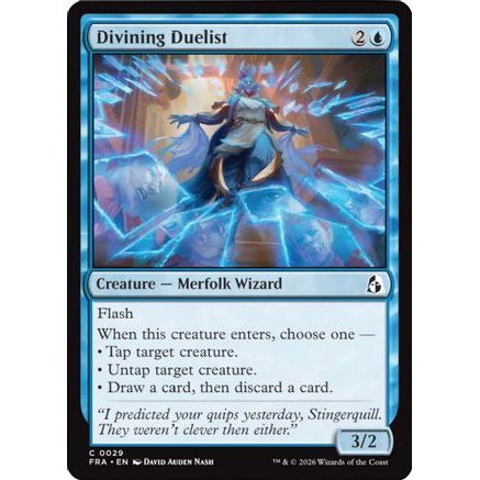 Divining Duelist (FRA-029) - Reality Fracture Foil