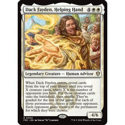 Dack Fayden, Helping Hand (FRC-004) - Commander: Reality Fracture