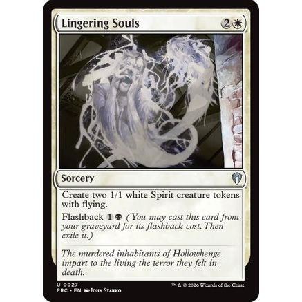 Lingering Souls (FRC-027) - Commander: Reality Fracture