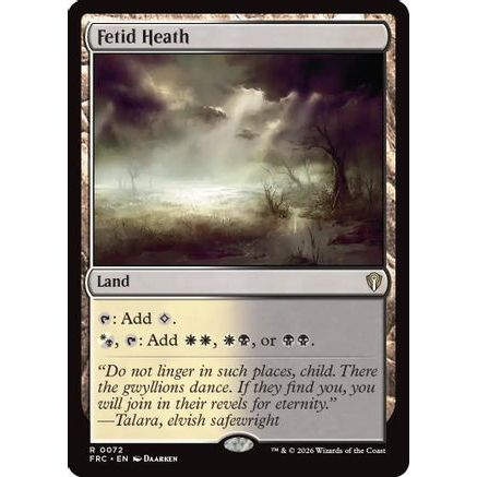 Fetid Heath (FRC-072) - Commander: Reality Fracture