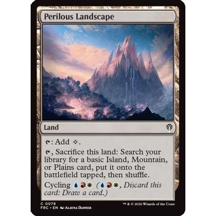 Perilous Landscape (FRC-078) - Commander: Reality Fracture