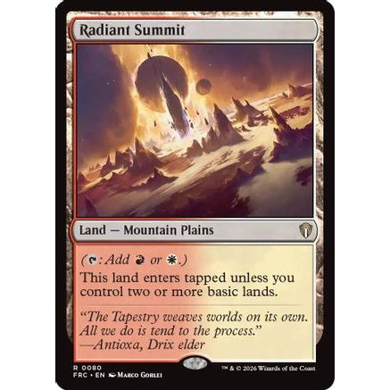 Radiant Summit (FRC-080) - Commander: Reality Fracture