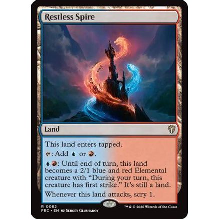Restless Spire (FRC-082) - Commander: Reality Fracture