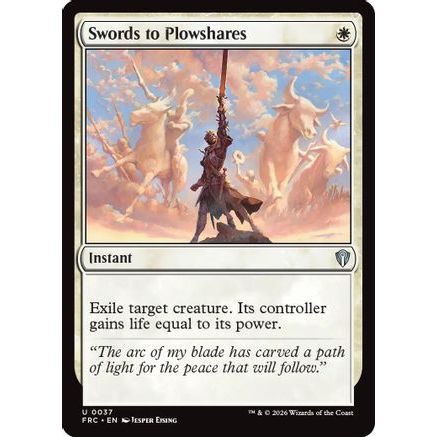 Swords to Plowshares (FRC-037) - Commander: Reality Fracture