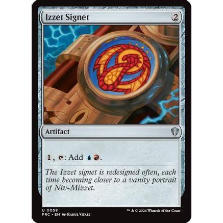 Izzet Signet (FRC-058) - Commander: Reality Fracture