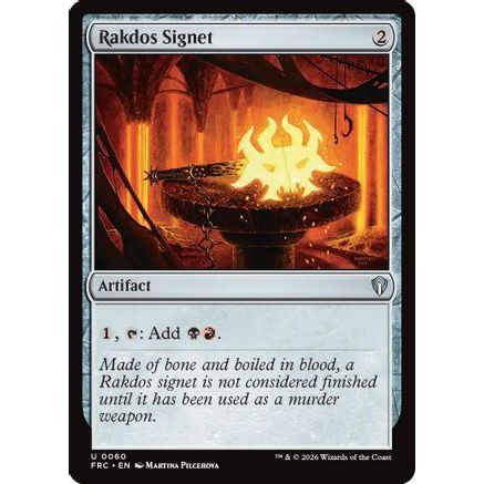 Rakdos Signet (FRC-060) - Commander: Reality Fracture