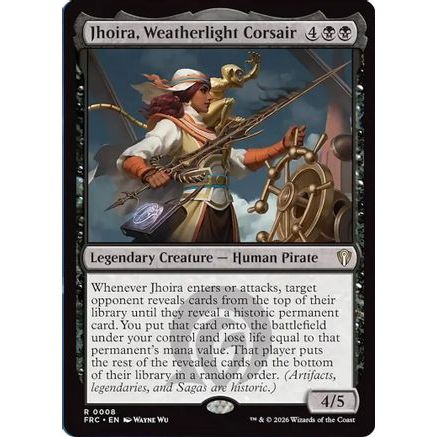 Jhoira, Weatherlight Corsair (FRC-008) - Commander: Reality Fracture