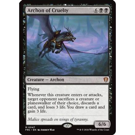 Archon of Cruelty (FRC-047) - Commander: Reality Fracture