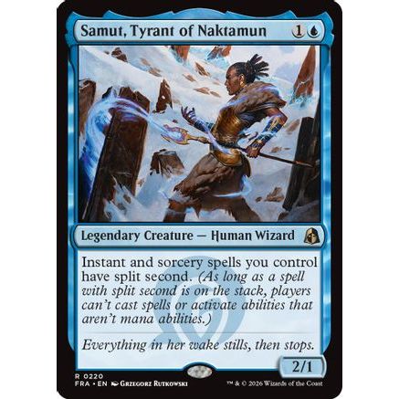 Samut, Tyrant of Naktamun (FRA-220) - Reality Fracture Foil