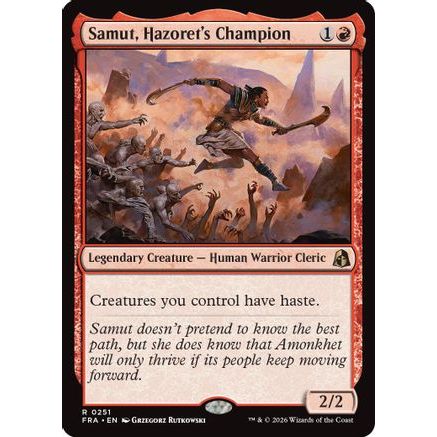 Samut, Hazoret's Champion (FRA-251) - Reality Fracture Foil