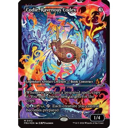 Codie, Ravenous Codex (Showcase) (FRA-412) - Reality Fracture Foil