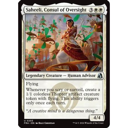 Saheeli, Consul of Oversight (FRA-203) - Reality Fracture Foil