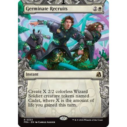 Germinate Recruits (Showcase) (FRA-334) - Reality Fracture Foil