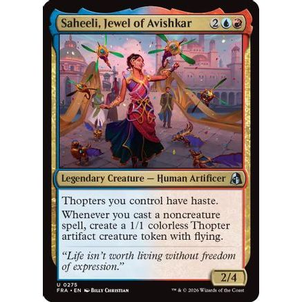Saheeli, Jewel of Avishkar (FRA-275) - Reality Fracture