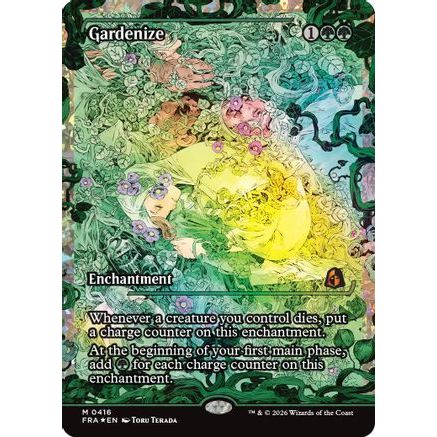 Gardenize (Showcase) (Fracture Foil) (0416) (FRA-416) - Reality Fracture Foil