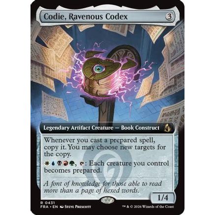 Codie, Ravenous Codex (Extended Art) (FRA-431) - Reality Fracture Foil