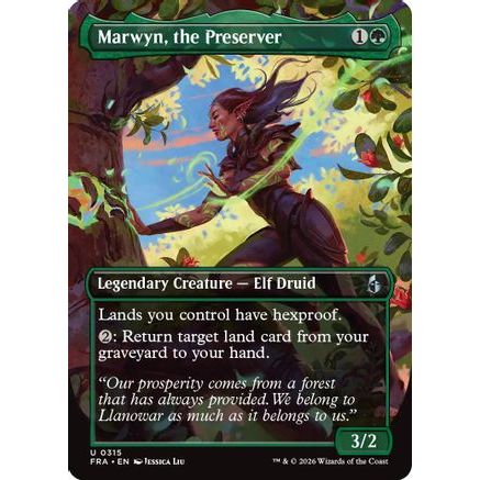 Marwyn, the Preserver (Borderless) (FRA-315) - Reality Fracture Foil