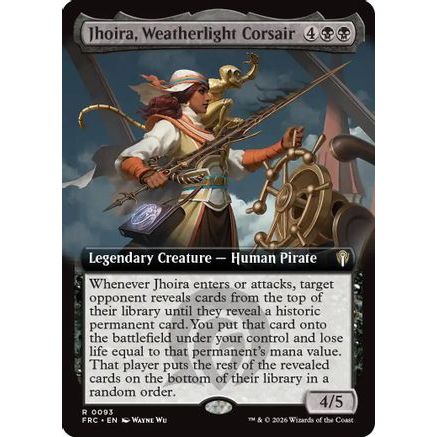 Jhoira, Weatherlight Corsair (Extended Art) (FRC-093) - Commander: Reality Fracture