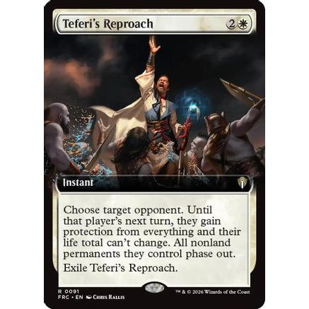 Teferi's Reproach (Extended Art) (FRC-091) - Commander: Reality Fracture