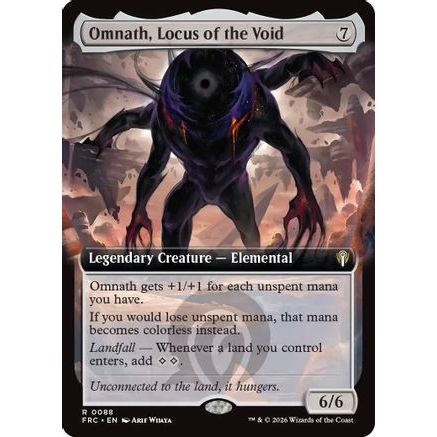 Omnath, Locus of the Void (Extended Art) (FRC-088) - Commander: Reality Fracture