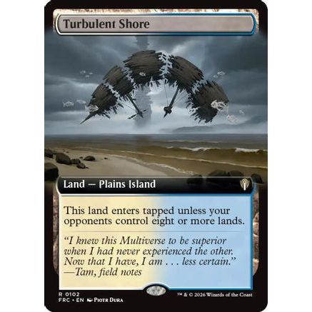Turbulent Shore (Extended Art) (FRC-102) - Commander: Reality Fracture