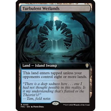 Turbulent Wetlands (Extended Art) (FRC-103) - Commander: Reality Fracture