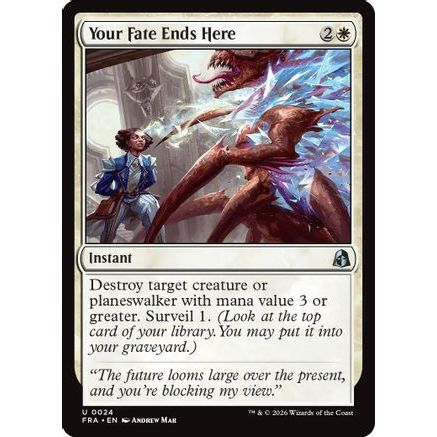Your Fate Ends Here (FRA-024) - Reality Fracture Foil