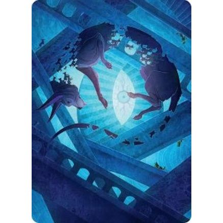 Flickering Hound Art Card (45/54) (ASFRA-045) - Art Series: Reality Fracture
