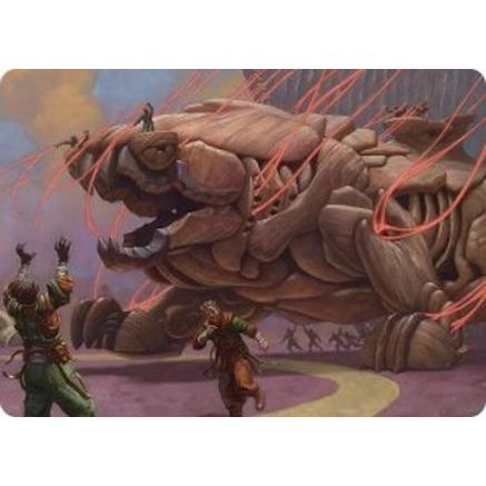 Craterclaw Colossus Art Card (ASFRA-016) - Art Series: Reality Fracture