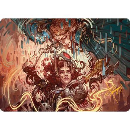 Identity Echo Art Card (Gold-Stamped Signature) (ASFRA-018) - Art Series: Reality Fracture