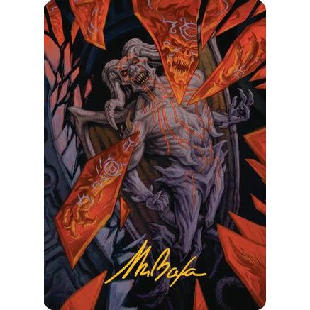Curse-Marred Demon Art Card (Gold-Stamped Signature) (ASFRA-037) - Art Series: Reality Fracture